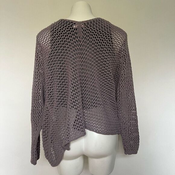 Don’t Ask Why Italy Knitted Shrug Sweater Lilac barbiecore - Picture 7 of 8